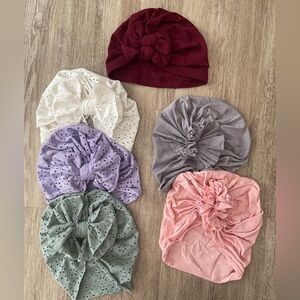 Baby girl hat lot